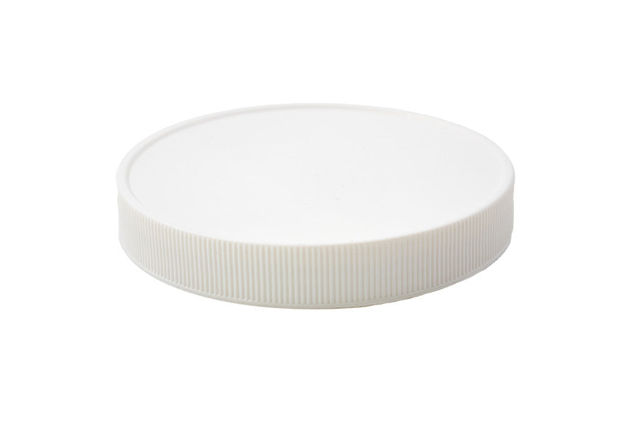 White plastic continuous thread cap / closure for bottles and jars (size: 110-400)