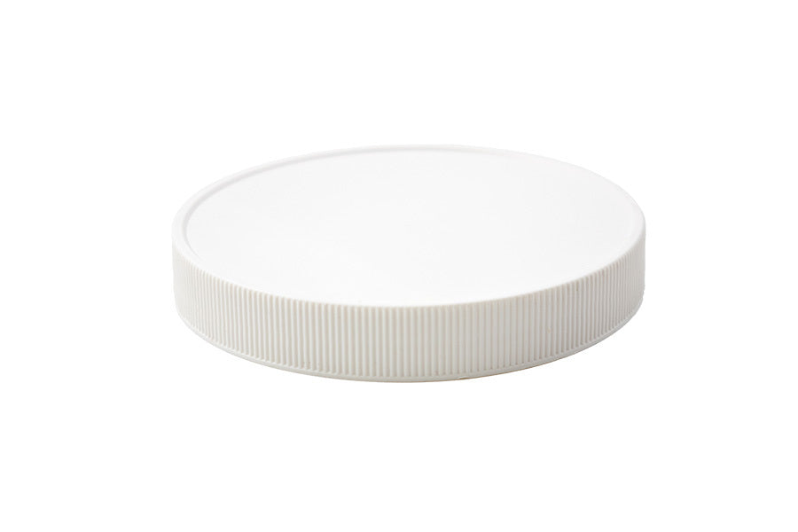White plastic continuous thread cap / closure for bottles and jars (size: 110-400)