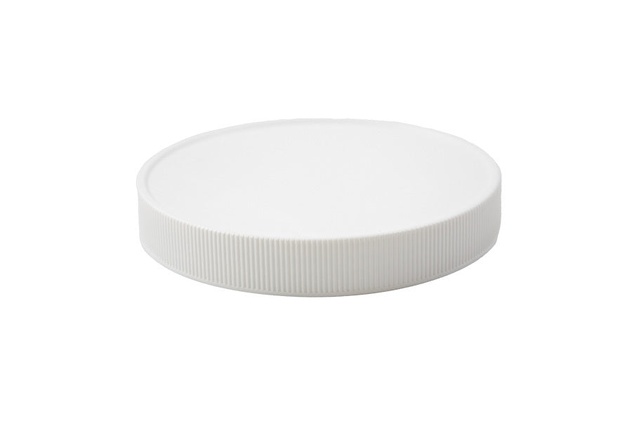 White plastic continuous thread cap / closure for bottles and jars (size: 110-400)