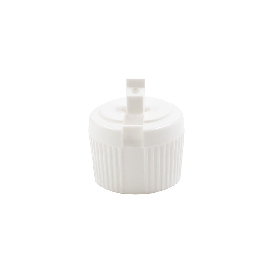 28-410 White PP Loctop Unlined Cap