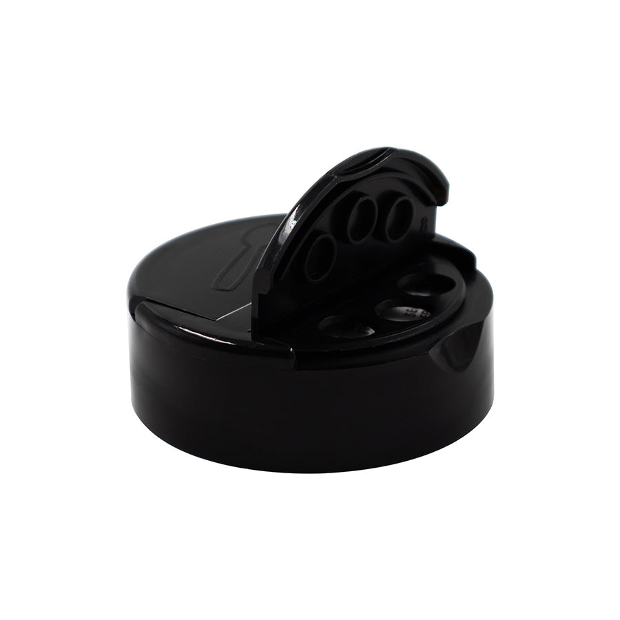 Clapet distributeur en PP noir 53-485, 3 trous, 0,300 cuillère, bouchon doublé sensible à la pression