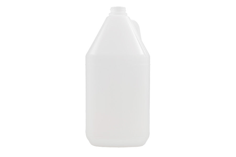 Pichet carré en PEHD naturel de 4 L avec anse 38-400