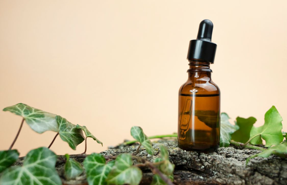 an amber dropper bottle for sale in bulk