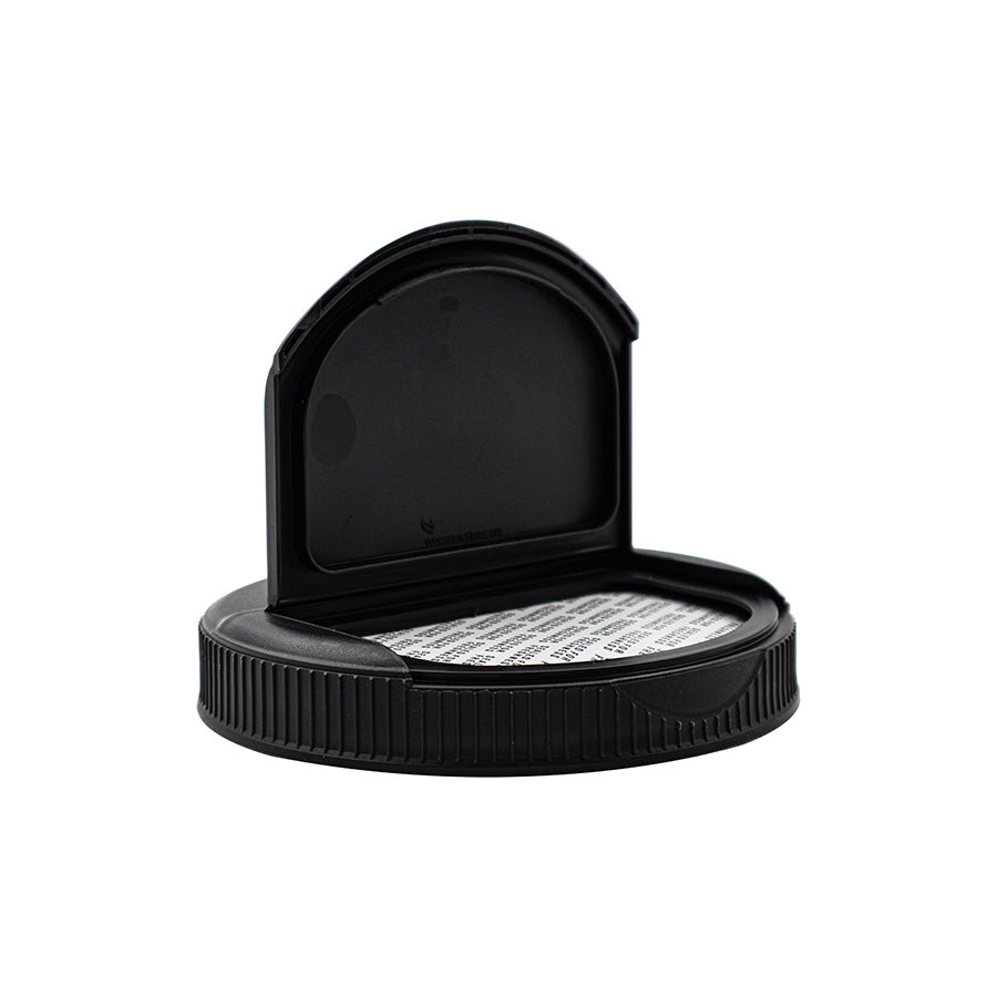 110-400 Black PP Flapper Closure Universal Induction Foil Lined FS-5-4