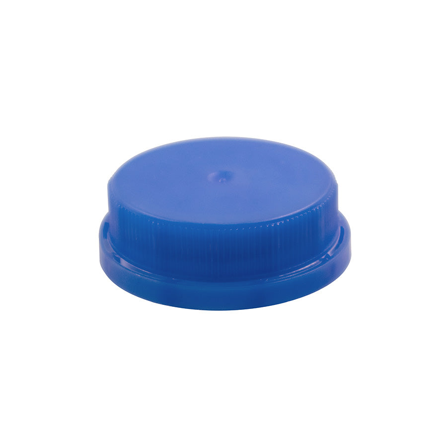 38 mm Blue HDPE Tamper Evident Foam Lined Cap