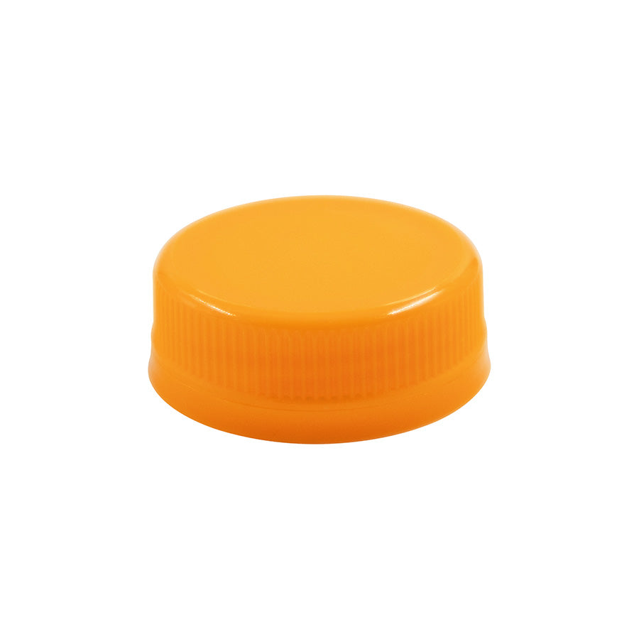 38 MM TAMPER EVIDENT ORANGE HDPE DBJ PLUG CAP LINERLESS (2500)