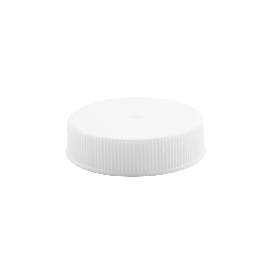 38-400 White PP Smooth Top Fine Ribbed Foam Lined Cap