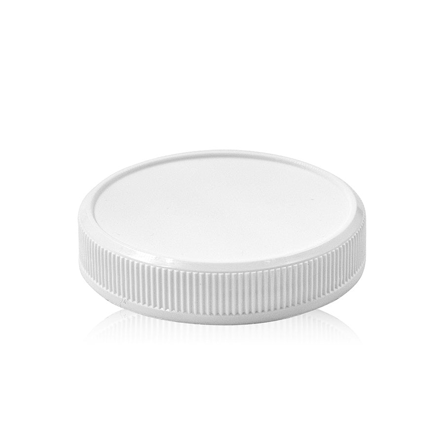 58-400 White PP Fine Ribbed Foam Lined Cap