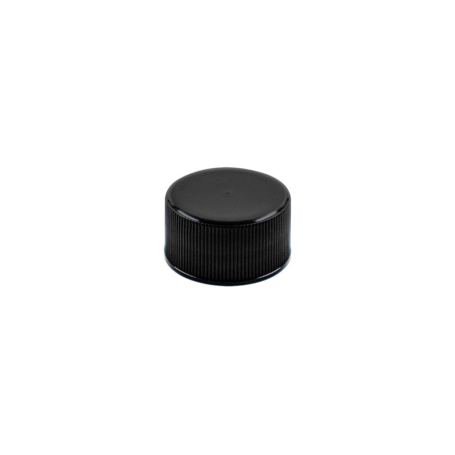 Course Rib Closure 24-414 Black PP Matte Top Fine Rib Closure CT F217 – Richards Packaging