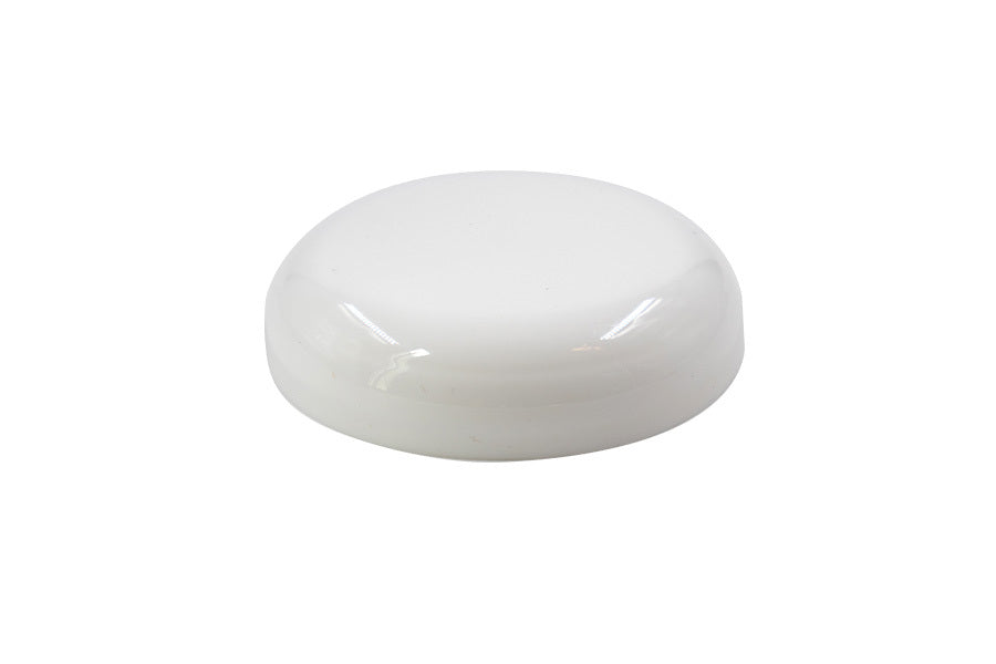 White plastic continuous thread cap / closure for bottles and jars (size: 70-400)