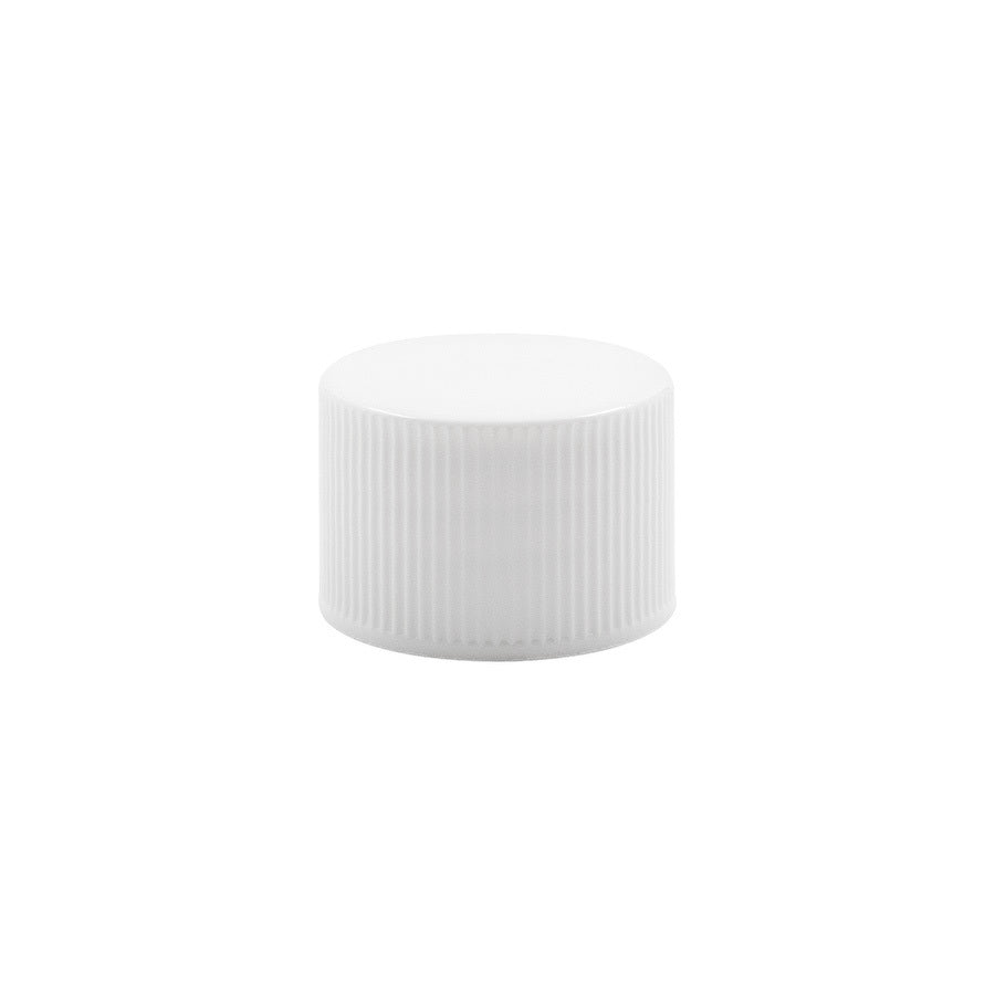 20-410 White Smooth Top Fine Ribbed Foam Lined Cap