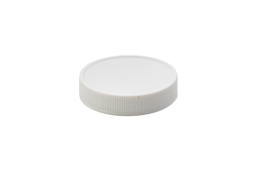 White plastic continuous thread cap / closure for bottles and jars (size: 58-400)