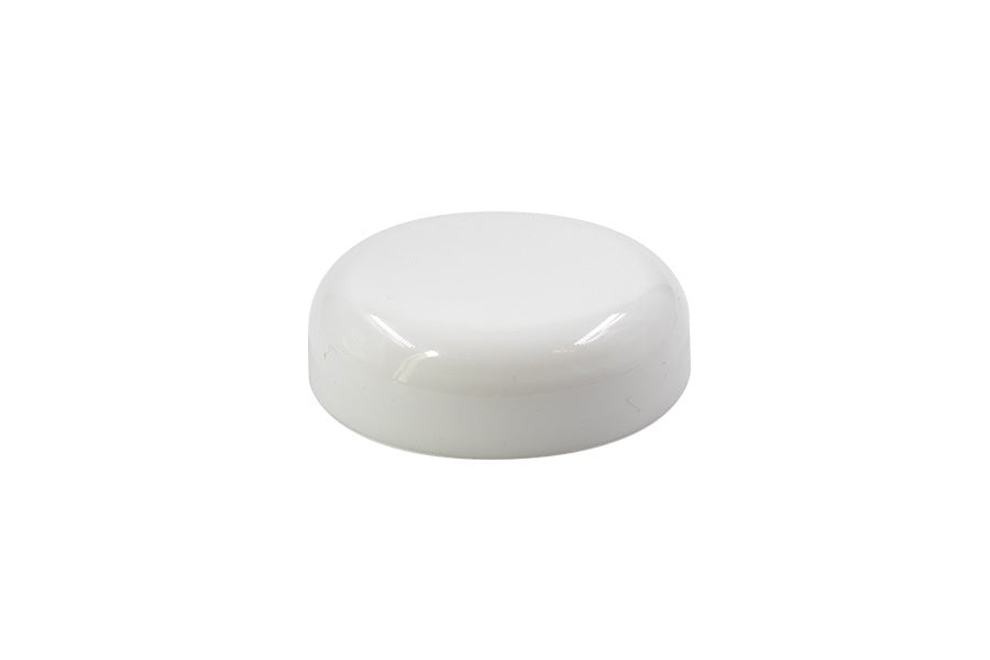 White plastic continuous thread cap / closure for bottles and jars (size: 58-500)