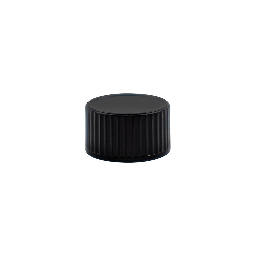 18-400 Black Phenolic Smooth Top Rib Side Cap PE Cone Liner