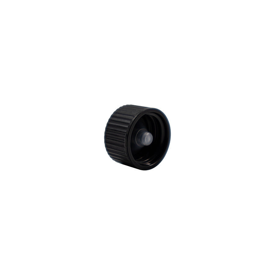 18-400 Black Phenolic Smooth Top Rib Side Cap PE Cone Liner