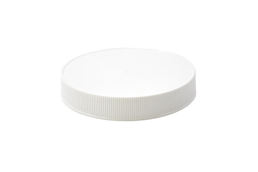 White plastic continuous thread cap / closure for bottles and jars (size: 89-400)