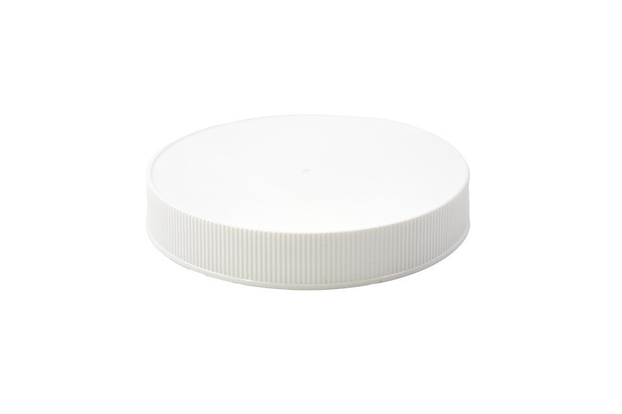 White plastic continuous thread cap / closure for bottles and jars (size: 89-400)