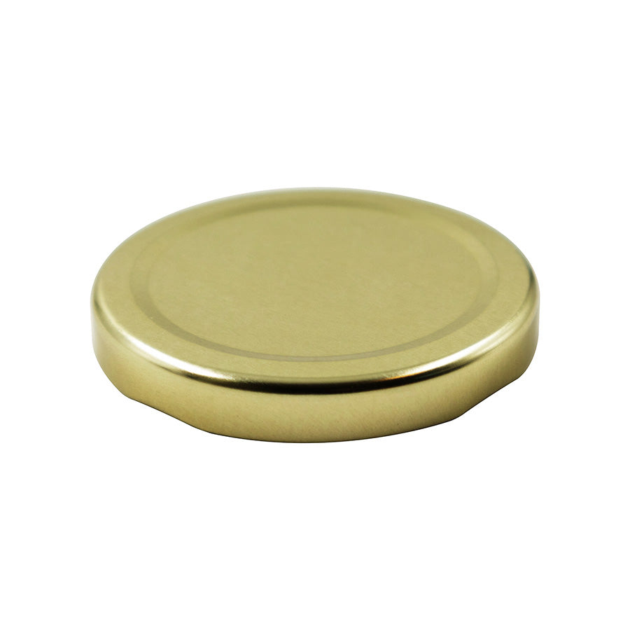 63 mm Gold Metal Non-Button Closure Pasteurization