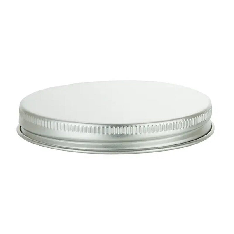 Silver metal continuous thread cap / closure for bottles and jars (size: 70-400)