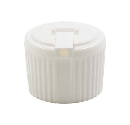 24-410 White PP Loctop Unlined Cap