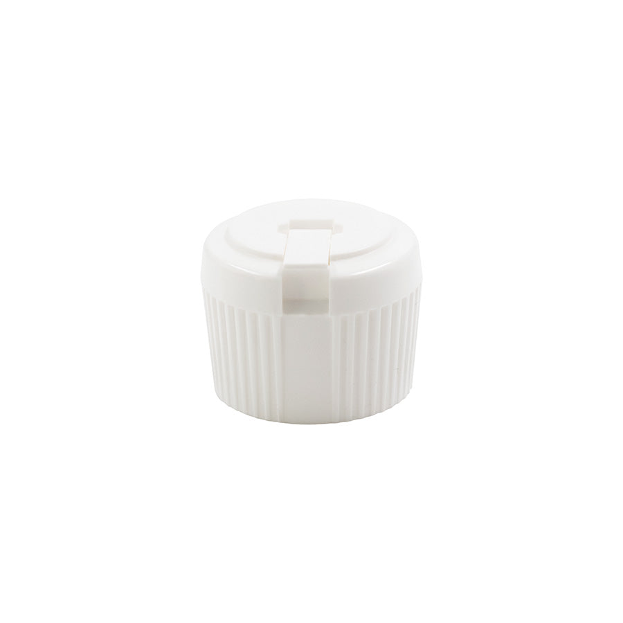 28-410 White PP Loctop Unlined Cap