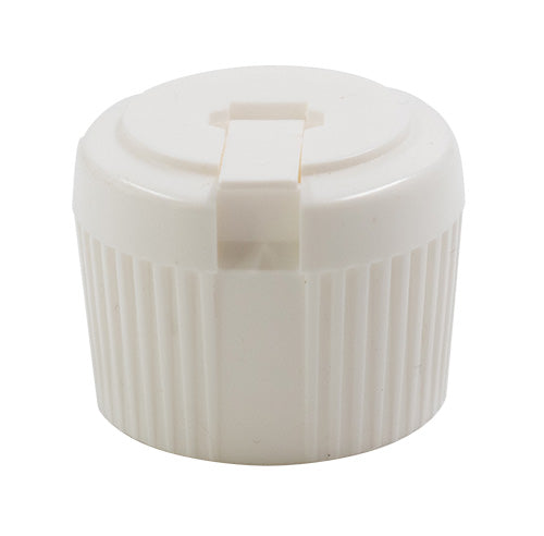 28-410 White PP Loctop Unlined Cap