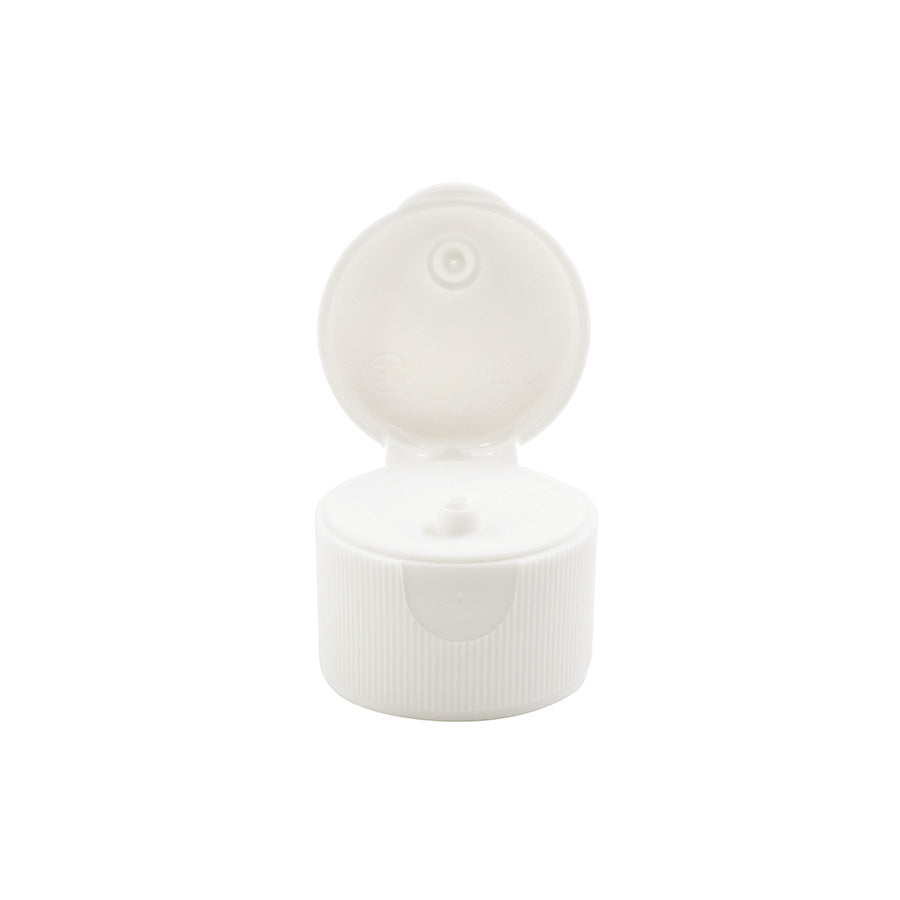 28-410 White PP Snaptop Cap