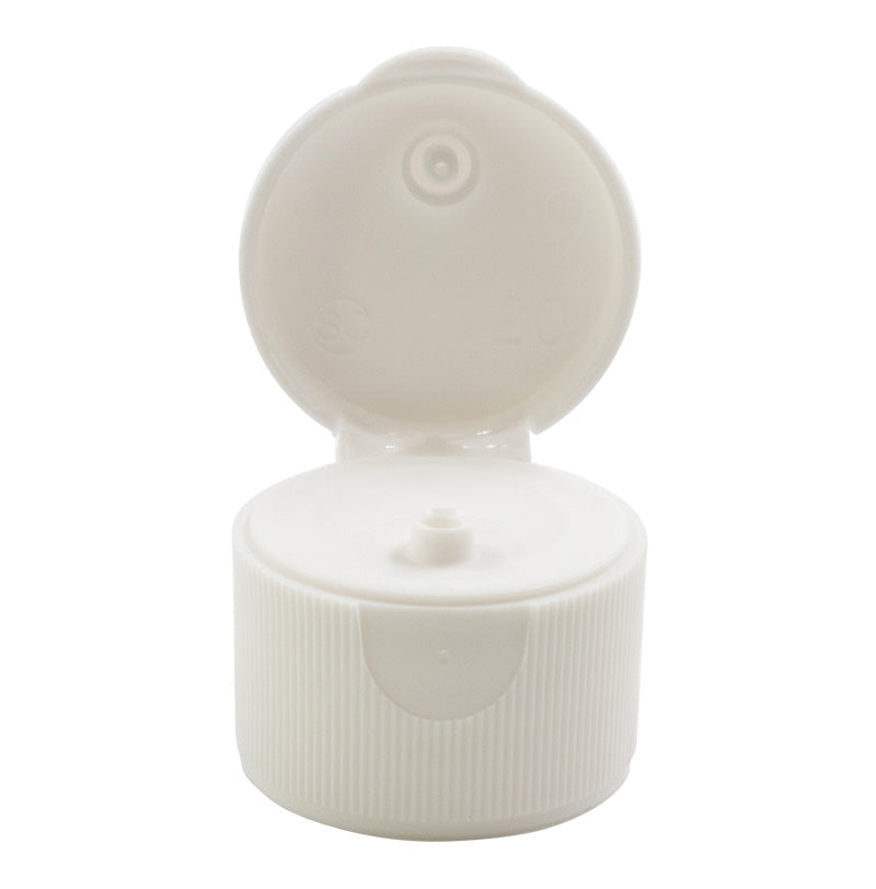 28-410 White PP Snaptop Cap