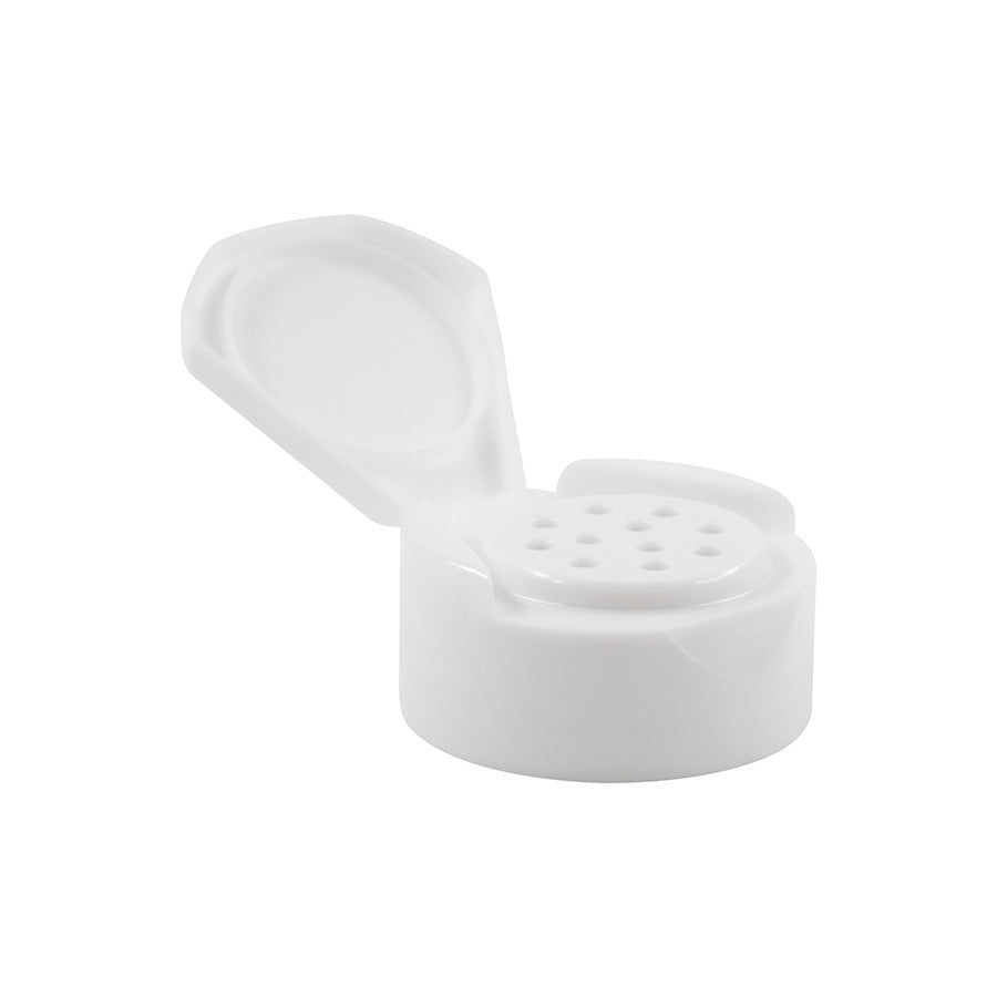 43-485 White PP Pressure Sensitive Lined Spice Cap – Richards