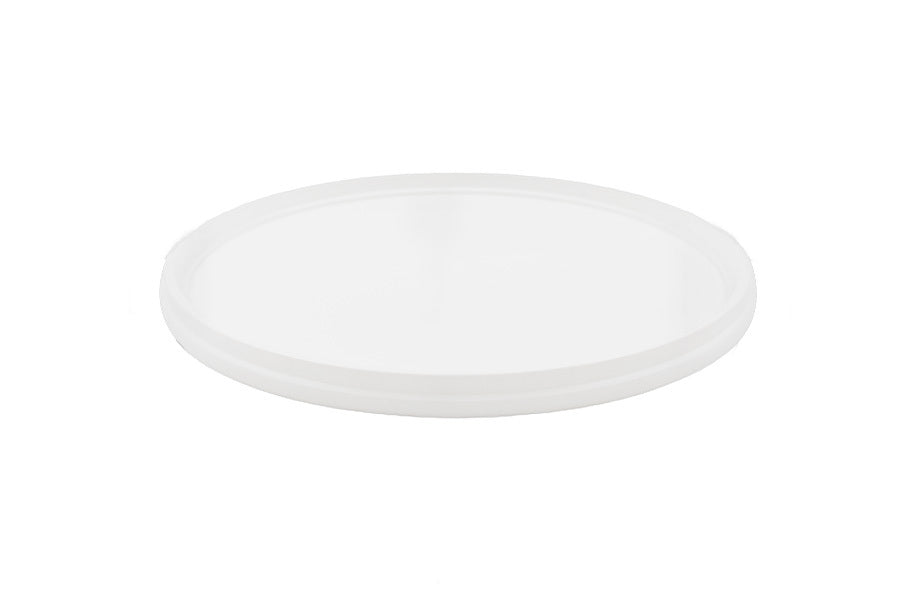 White plastic cap / closure for bottles and jars