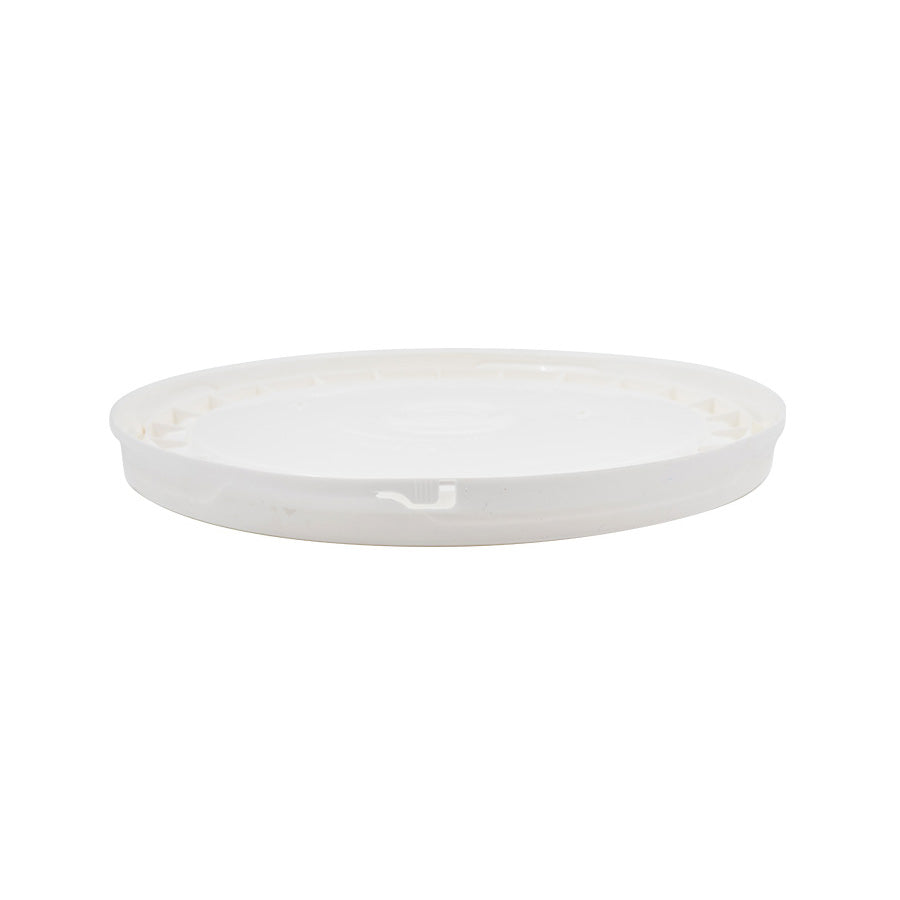 White PP Round Lid Snap On Lid