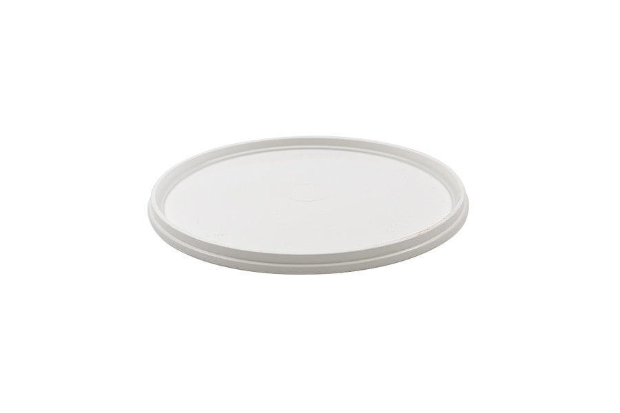 White plastic cap / closure for bottles and jars