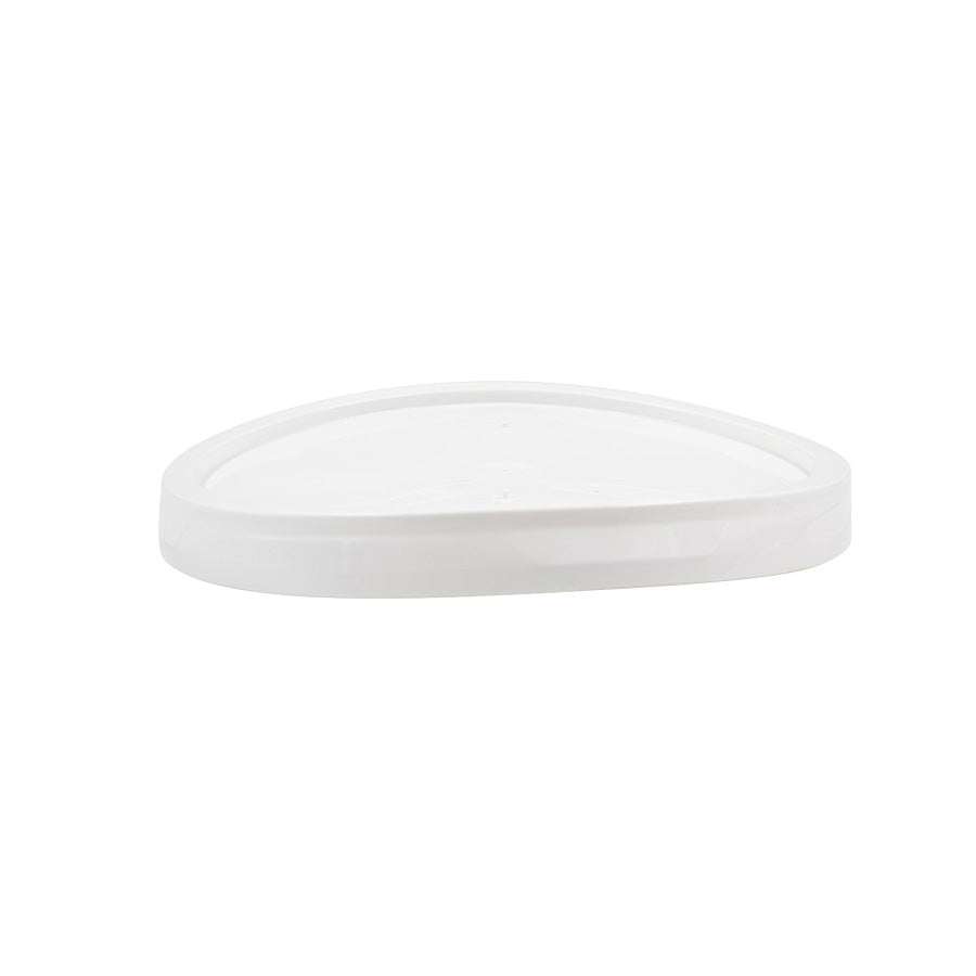 White plastic cap / closure for bottles and jars