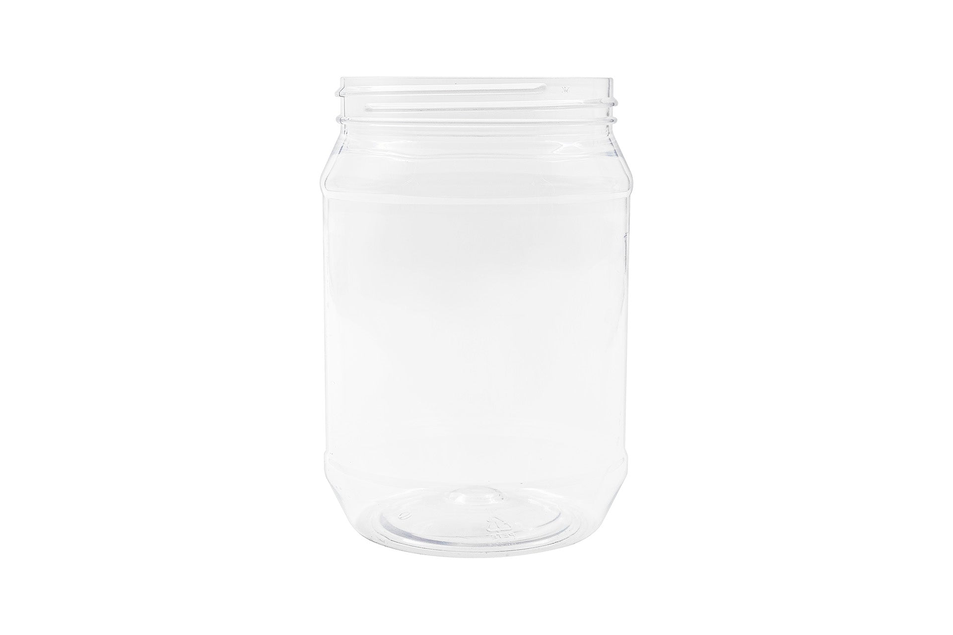 1 kg Clear PET Round Jar 89-450