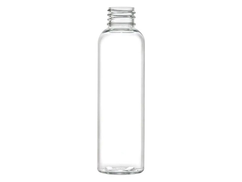 6 oz clear plastic bottle (neck finish: 24-410)