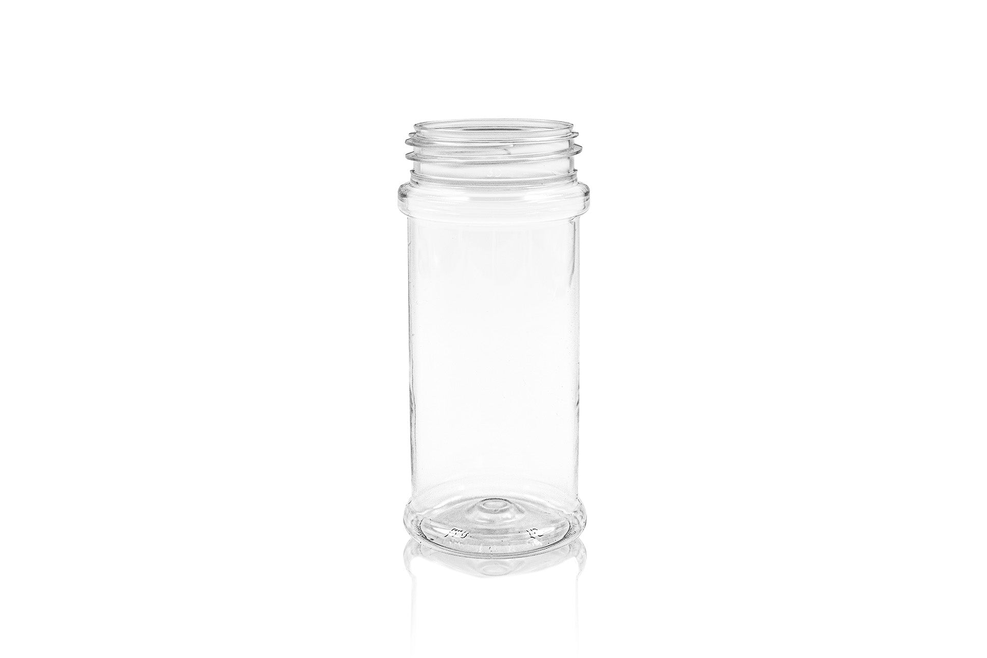 Pot à épices rond en PET transparent de 240 ml (8,4 oz) 53-485