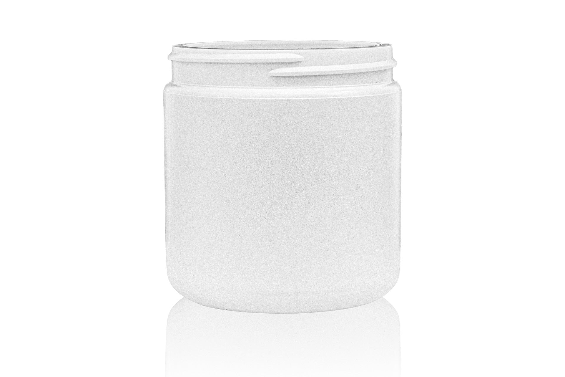 500 ml White HDPE Round Jar 89-400