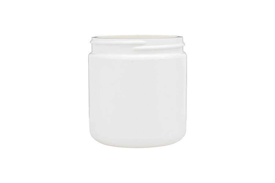 500 ml white plastic jar (neck finish: 89-400)