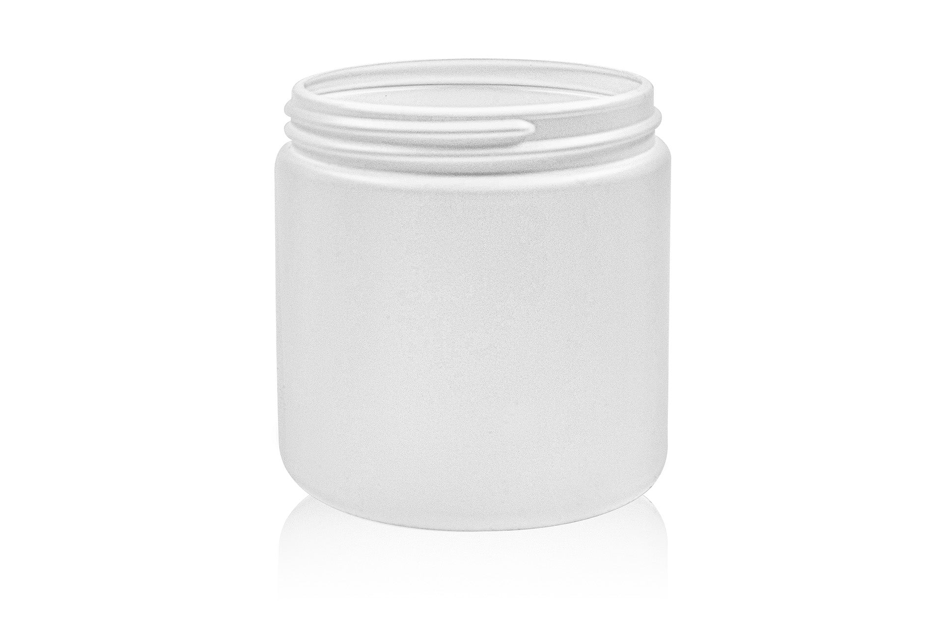 Pot en PEHD blanc de 16 oz 89-400