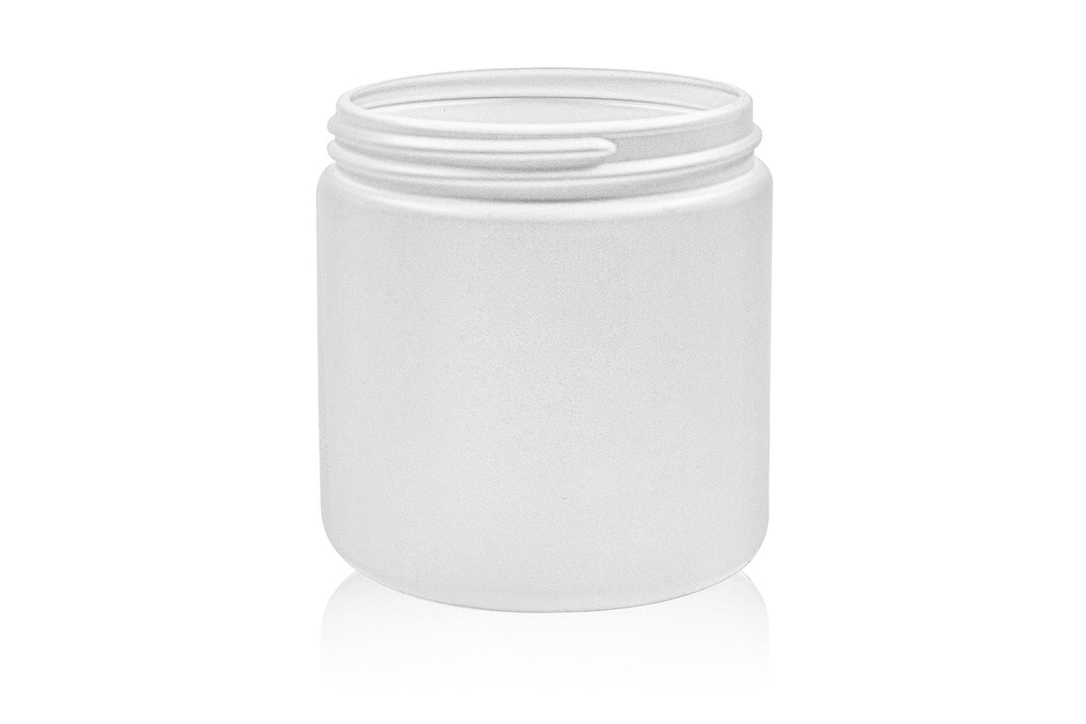 16 oz White HDPE Jar 89-400