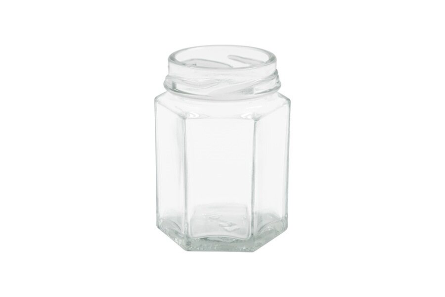 55 ml clear glass jar (neck finish: 43-2010)