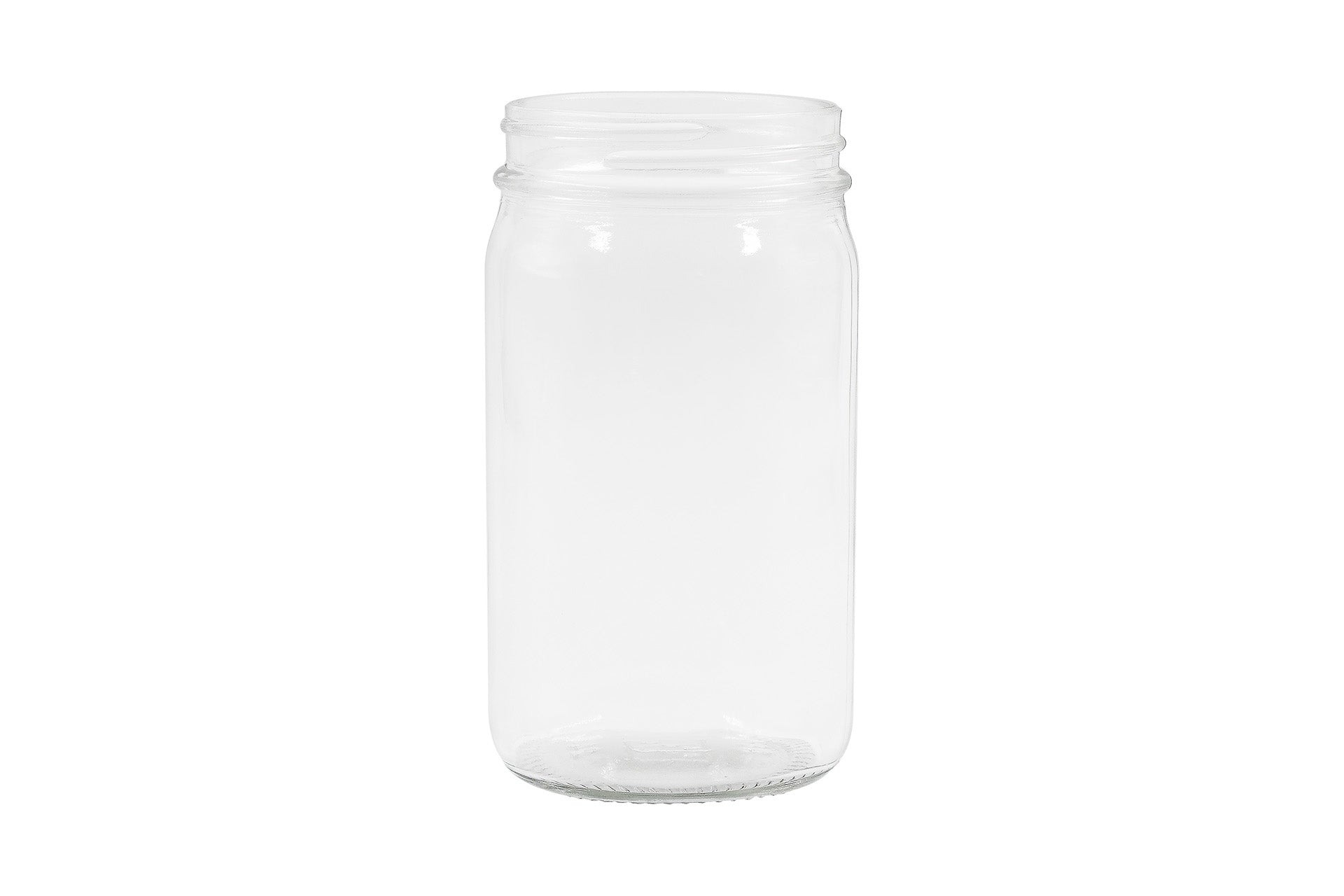 8 oz Clear Glass Round Mayonnaise Jar 58-400