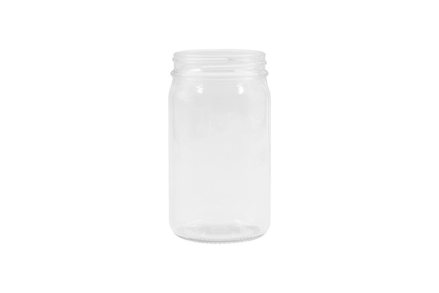8 oz Clear Glass Mayonnaise Jar 58-400