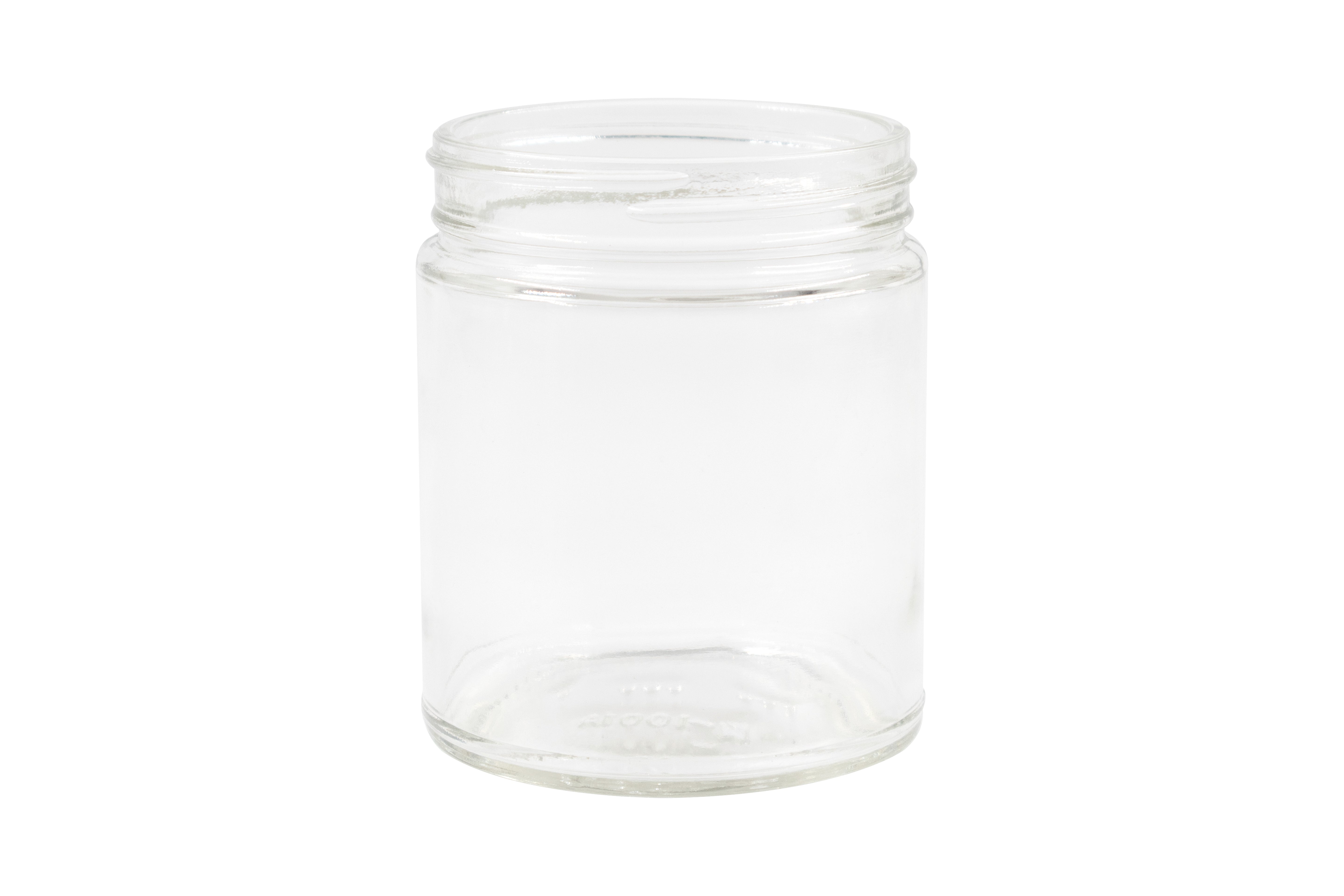 Bocal en verre transparent à parois droites de 9 oz 70-400