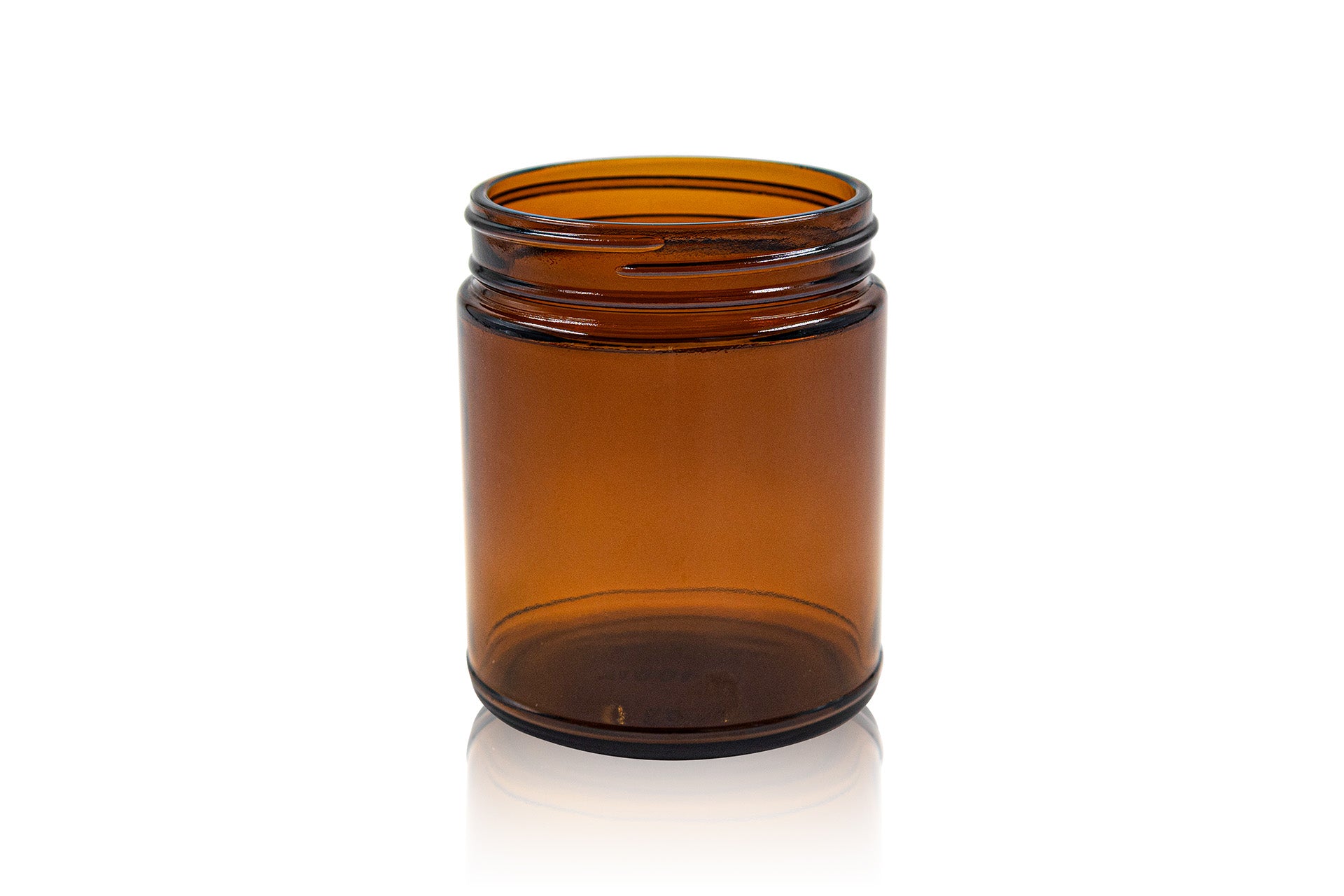 Bocal en verre ambré à parois droites de 9 oz 70-400