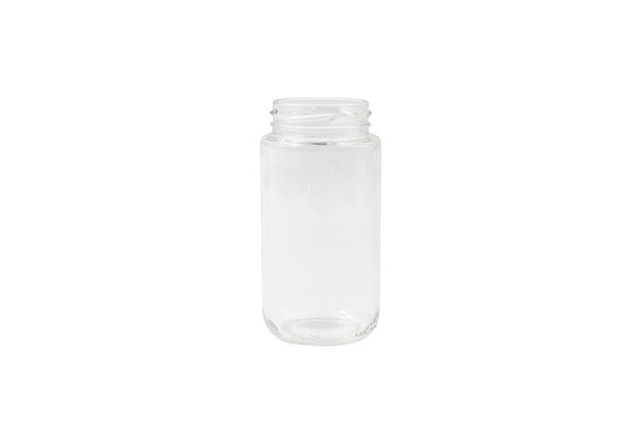250 ml clear glass jar (neck finish: 53-2020)
