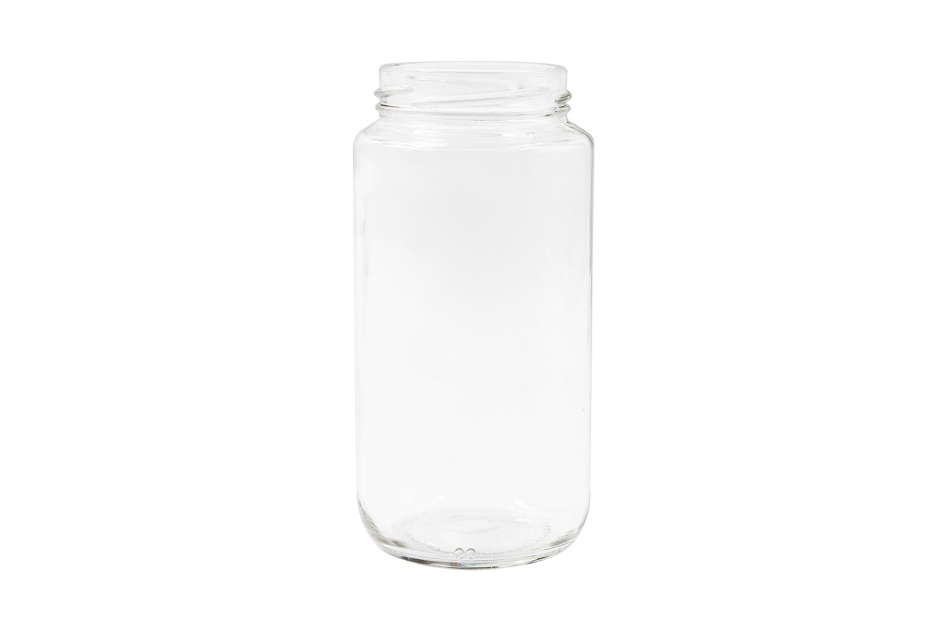 375 ml Clear Glass Tall Cylinder Jar 58 mm Twist / Lug