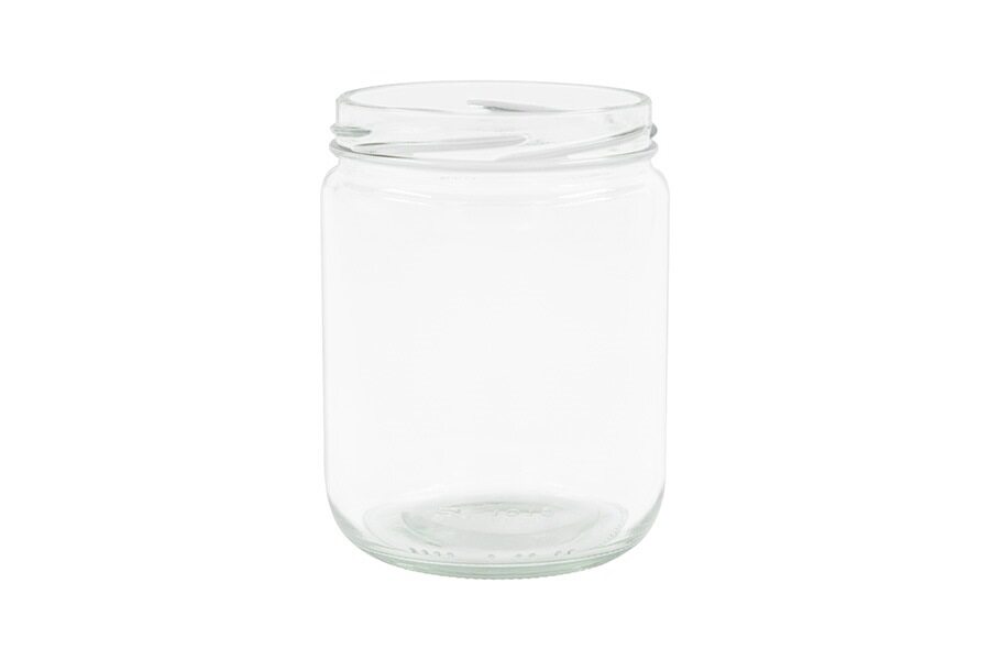 500 ml clear glass jar (neck finish: 82-2040)