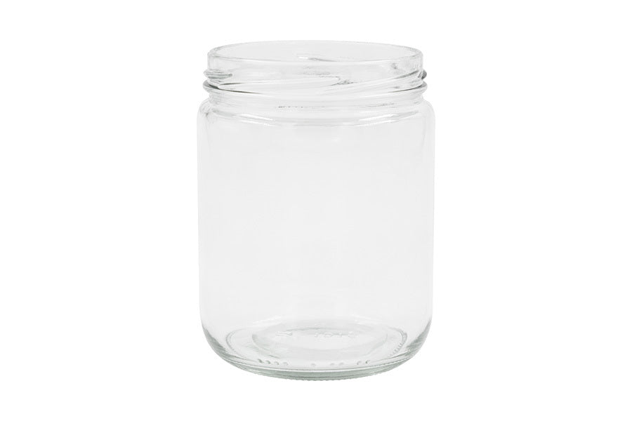 500 ml clear glass jar (neck finish: 82-2040)