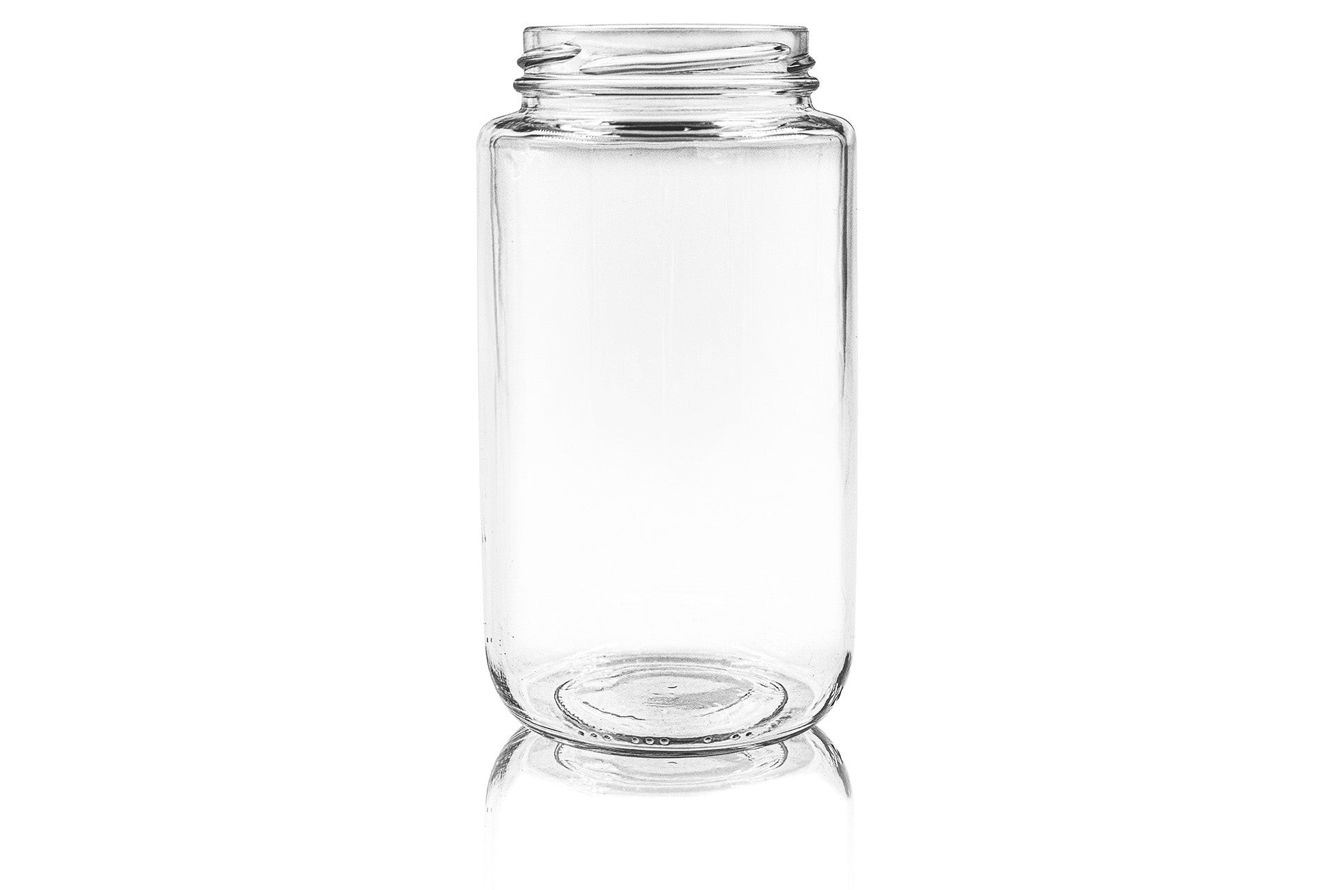 750 ml Clear Glass Tall Cylinder 70 mm Twist / Lug
